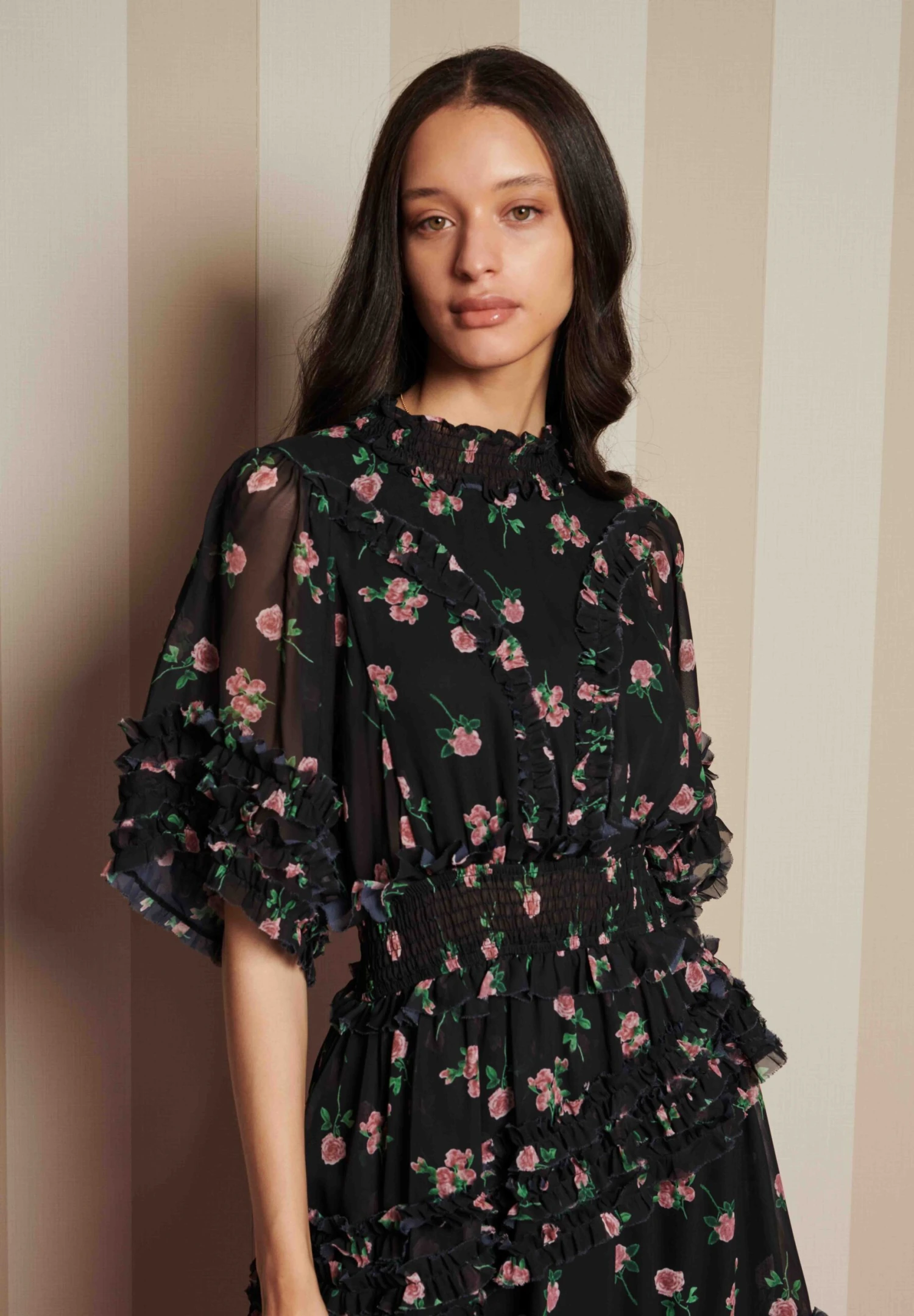 SISTER JANE ROSE WAY ASYMMETRIC - Day Dress - Black 4 SISTER JANE ROSE WAY ASYMMETRIC - Day Dress - Black - Image 4