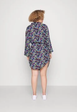 ONLY CARMAKOMA Carayana Life Knee Shirt Dress Plus Size - Shirt Dress - Evening Blue -Modern Classic Shoes Store 96359458f4794f03810079955c488f21