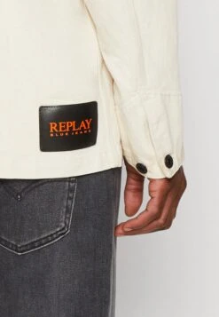 Replay Jacket - Denim Jacket - Off-White -Modern Classic Shoes Store 96c62e2944ce485f91b761ee94c4b431