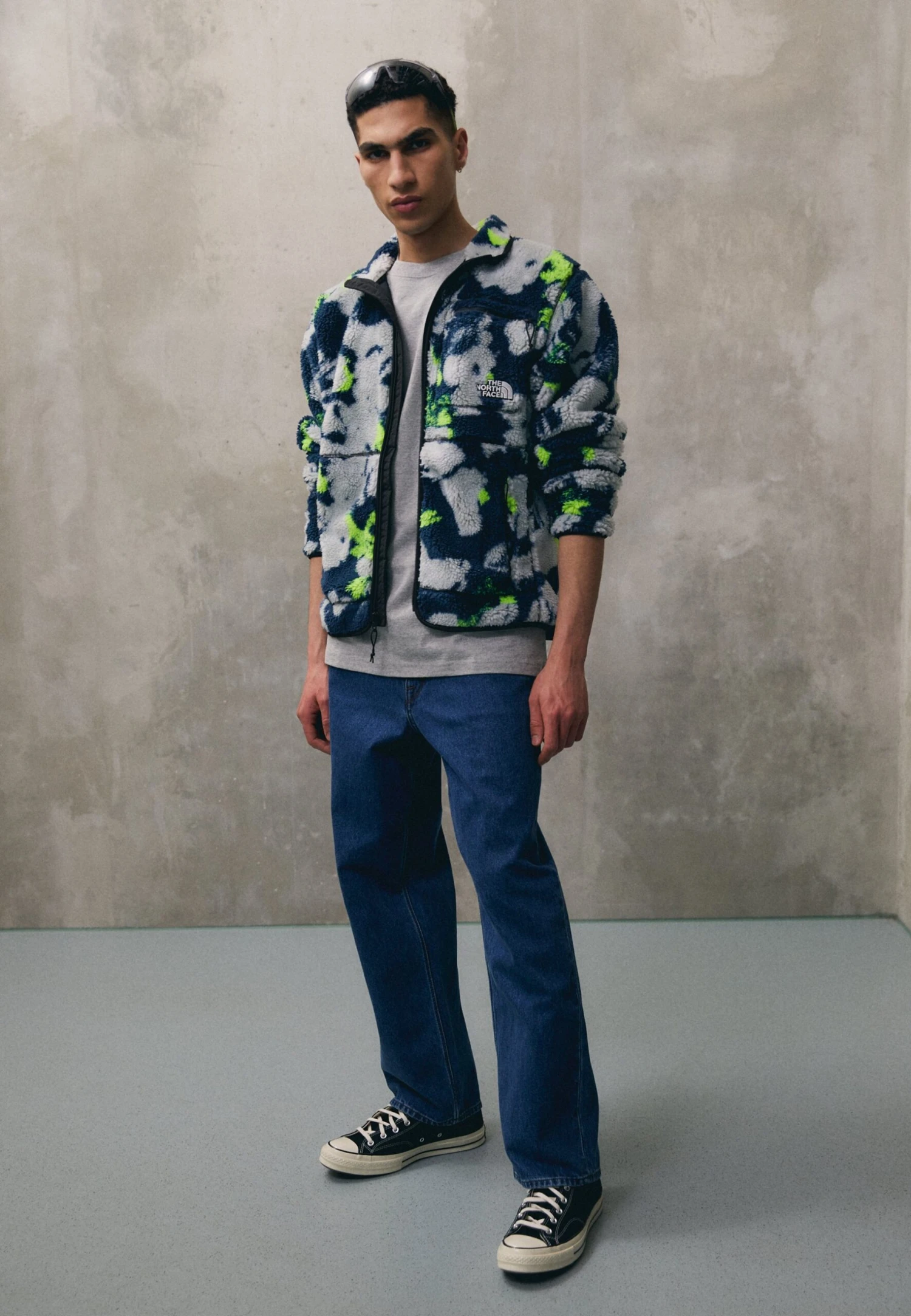 The North Face Extreme Pile Jacket - Fleece Jacket - Summit Navy 2 The North Face Extreme Pile Jacket - Fleece Jacket - Summit Navy - Image 2