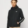 Hollister Co. Sherpa Lined Sport Hoodie - Light Jacket - Black