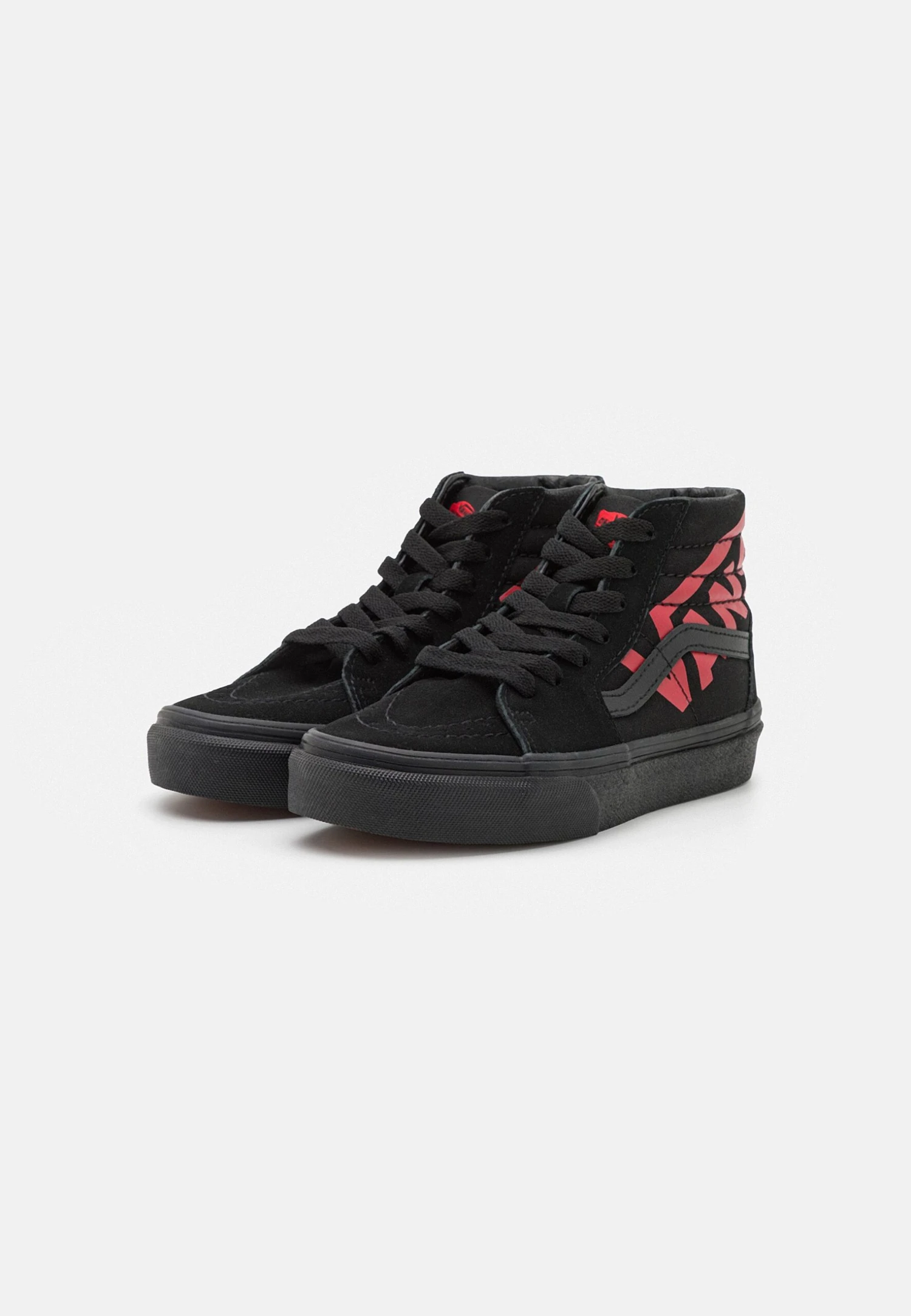Vans Sk8 Unisex - High-Top Trainers - Black/Red 2 Vans Sk8 Unisex - High-Top Trainers - Black/Red - Image 2
