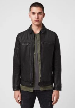 AllSaints Leather Jacket - Black