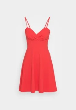 Wal G V Neck Strappy Skater Dress - Cocktail Dress / Party Dress - Coral 8 Wal G V Neck Strappy Skater Dress - Cocktail Dress / Party Dress - Coral -Modern Classic Shoes Store 9c212ab928f94c989b84df6fd18c456c