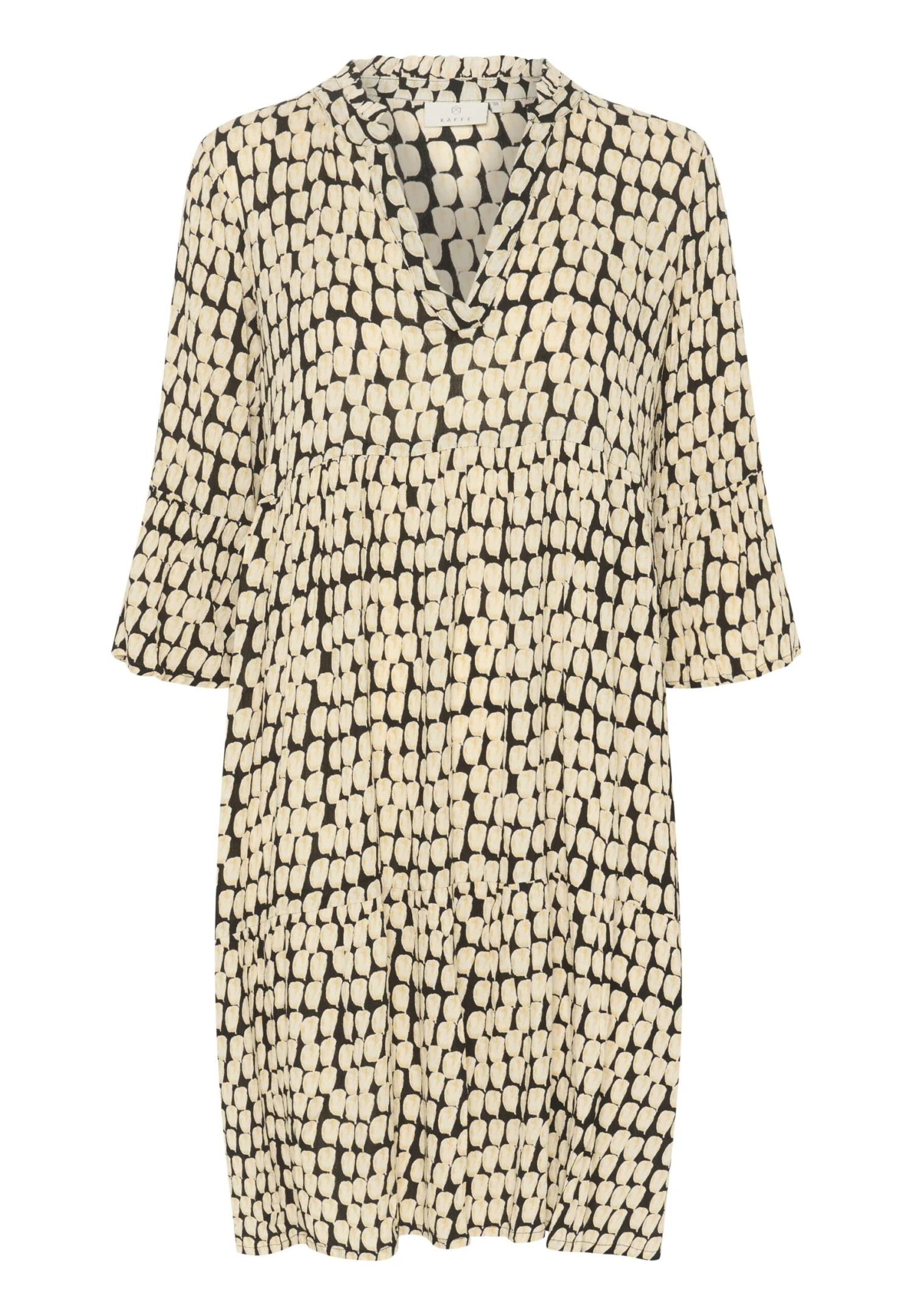 Kaffe KAEDITA AMBER - Day Dress - Black Sand Graphic Dot 5 Kaffe KAEDITA AMBER - Day Dress - Black Sand Graphic Dot - Image 5