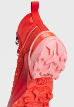 MM6 Maison Margiela Cross High Men - High-Top Trainers - Fiery Red/Tea Rose/Salsa -Modern Classic Shoes Store 9dd057d05f96427f975297bdbdd969e7