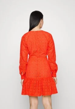MICHAEL Michael Kors Eyelet Cut Out Mini- Cocktail Dress / Party Dress - Optic Orange 8 MICHAEL Michael Kors Eyelet Cut Out Mini- Cocktail Dress / Party Dress - Optic Orange -Modern Classic Shoes Store 9e3799d6ac1c43239c63bf573054675e
