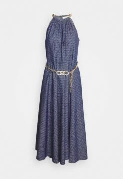 MICHAEL Michael Kors Chain Belt Halter- Cocktail Dress / Party Dress - Indigo Rinse 12 MICHAEL Michael Kors Chain Belt Halter- Cocktail Dress / Party Dress - Indigo Rinse -Modern Classic Shoes Store 9ea54506ed3d40babc485795d58fc9d4