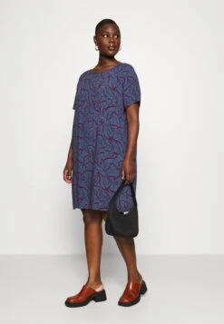 ONLY CARMAKOMA Carnova Bech Life Tunic Dress - Day Dress - Vintage Indigo -Modern Classic Shoes Store 9eb4dd717050451c8e77686e1f494956