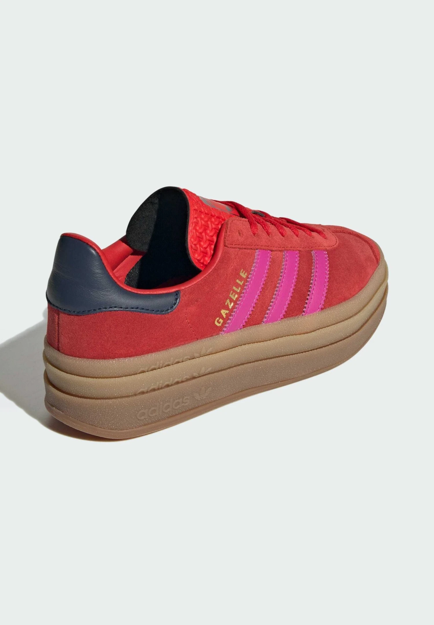 Adidas Originals GAZELLE BOLD - Trainers - Red Semi Lucid Fuchsia Night Indigo 3 Adidas Originals GAZELLE BOLD - Trainers - Red Semi Lucid Fuchsia Night Indigo - Image 3