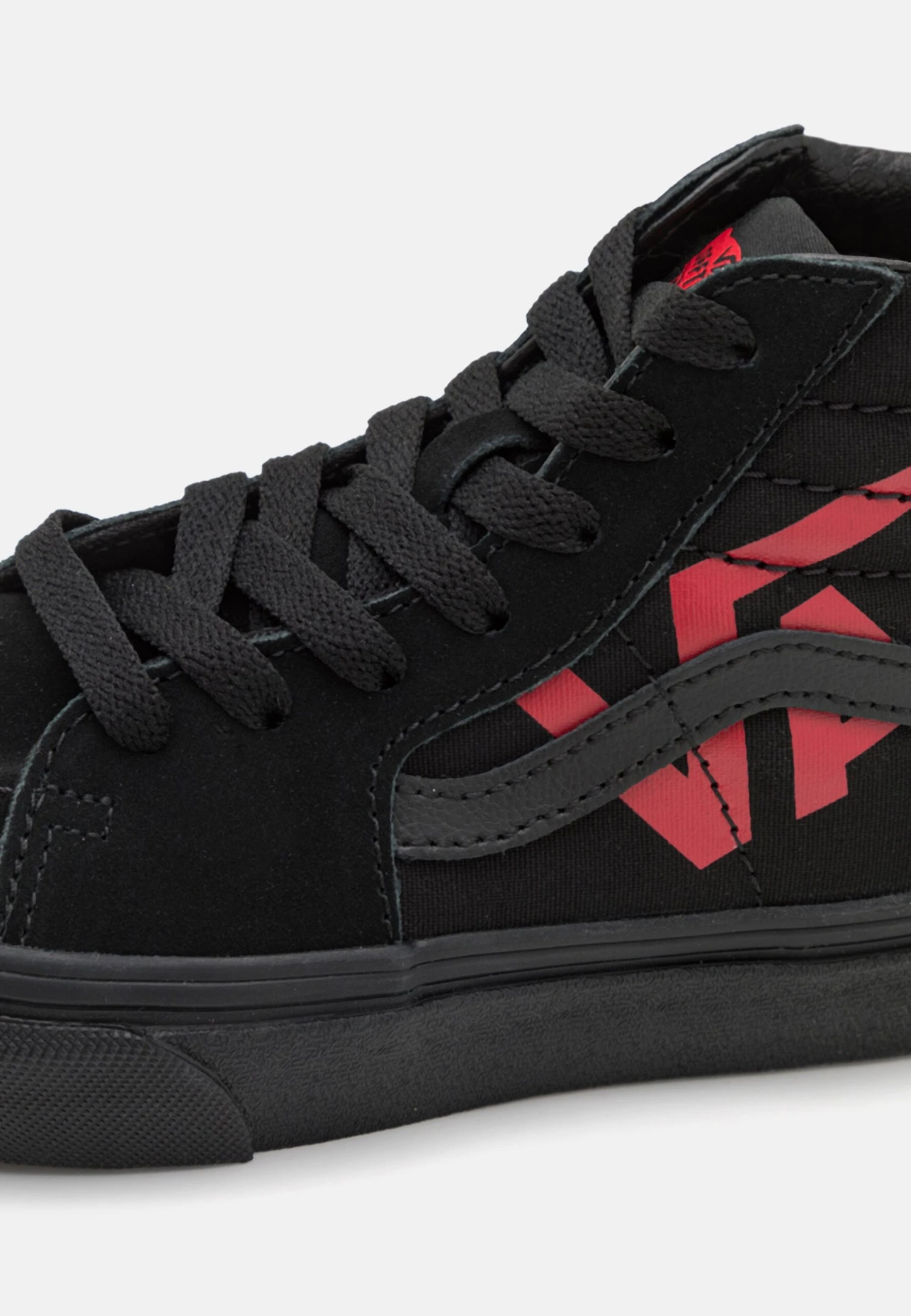 Vans Sk8 Unisex - High-Top Trainers - Black/Red 6 Vans Sk8 Unisex - High-Top Trainers - Black/Red - Image 6