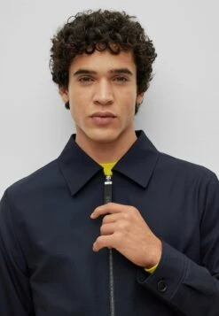 Boss P-Hanry-Wing - Summer Jacket - Dark Blue Four -Modern Classic Shoes Store 9f5b78ca10994fd0a3d359cda672298f