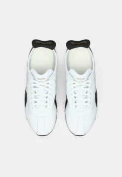 Reebok Classic R400 UNISEX - Trainers - White/washed Black -Modern Classic Shoes Store a01189ca724144e498823dc5328713e6