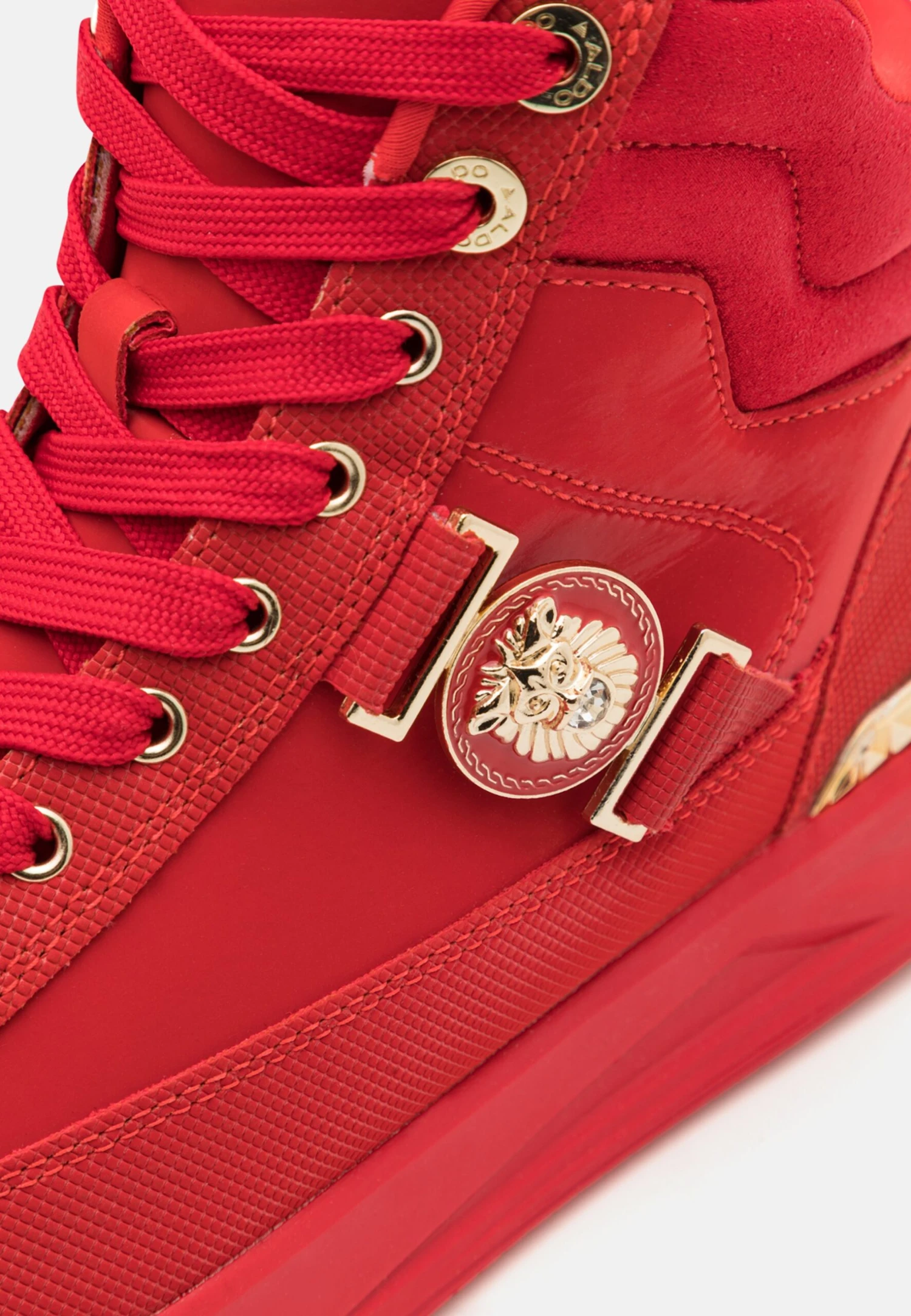 Aldo Leoncino - High-Top Trainers - Bright Red 6 Aldo Leoncino - High-Top Trainers - Bright Red - Image 6