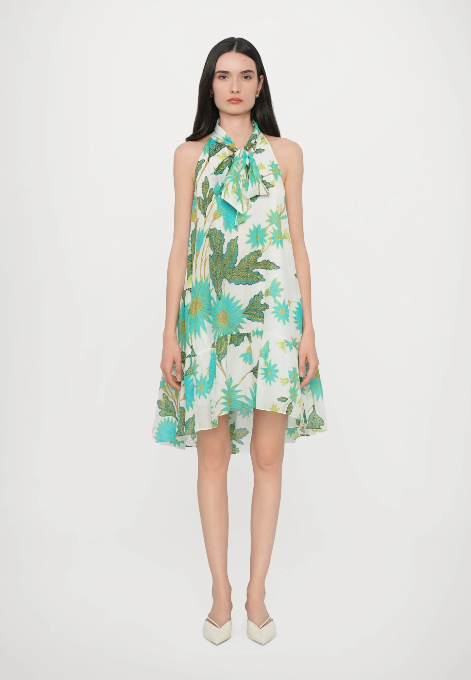 DIANE VON FURSTENBERG JADE DRESS - Day Dress - Marlene Batik Mid Ivory 2 DIANE VON FURSTENBERG JADE DRESS - Day Dress - Marlene Batik Mid Ivory - Image 2