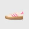Adidas Originals GAZELLE BOLD - Trainers - Cream White/shock Pink/gold-coloured
