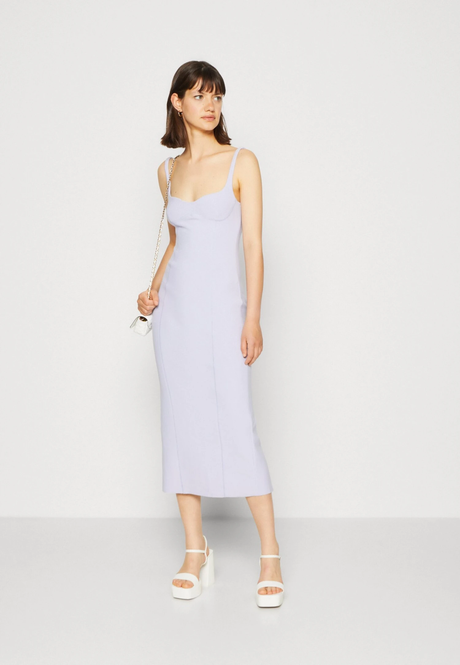 BEC + BRIDGE Zoey Midi Dress - Shift Dress - Pale Lilac 2 BEC + BRIDGE Zoey Midi Dress - Shift Dress - Pale Lilac - Image 2