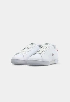 Lacoste CARNABY CUP 125 - Trainers - White/navy/red -Modern Classic Shoes Store a2336eabe0f3410bafd6141c1068e6ca