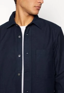 Mads Nørgaard Moleskin Malte Overshirt - Summer Jacket - Sky Captain -Modern Classic Shoes Store a2c36341e0824f52b08333bdab6406a7