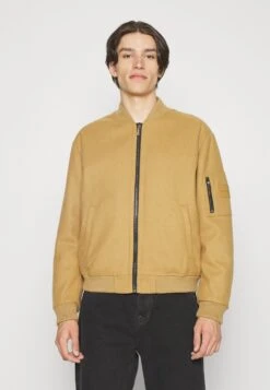 Calvin Klein Blend Hero - Bomber Jacket - Caramel -Modern Classic Shoes Store a2e63a4c99744ddc8c77acf648236abe