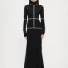 MM6 Maison Margiela MAXI DRESS - Maxi Dress - Black