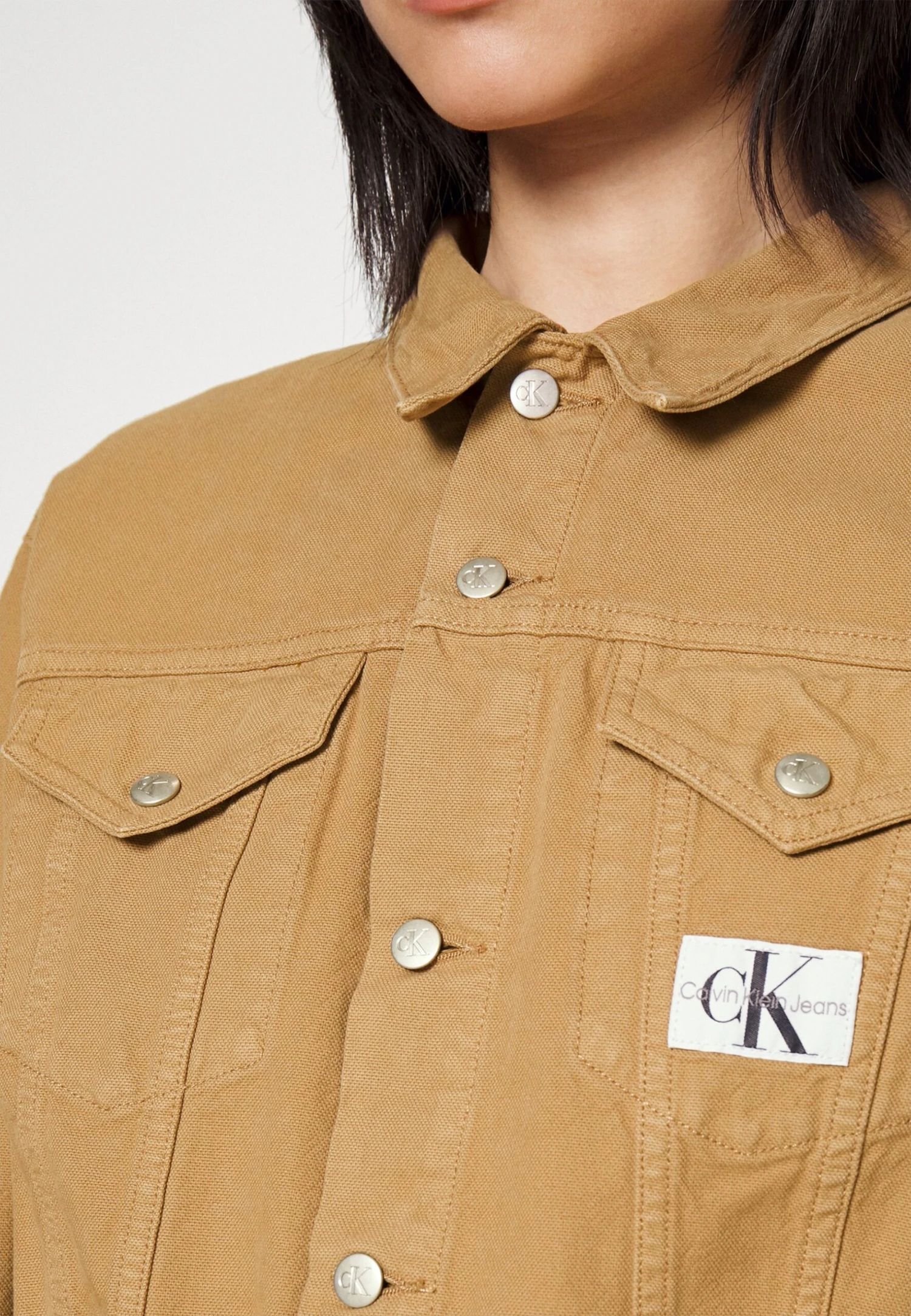 Calvin Klein Jeans Trucker Dress Canvas - Denim Dress - Denim Medium 6 Calvin Klein Jeans Trucker Dress Canvas - Denim Dress - Denim Medium - Image 6