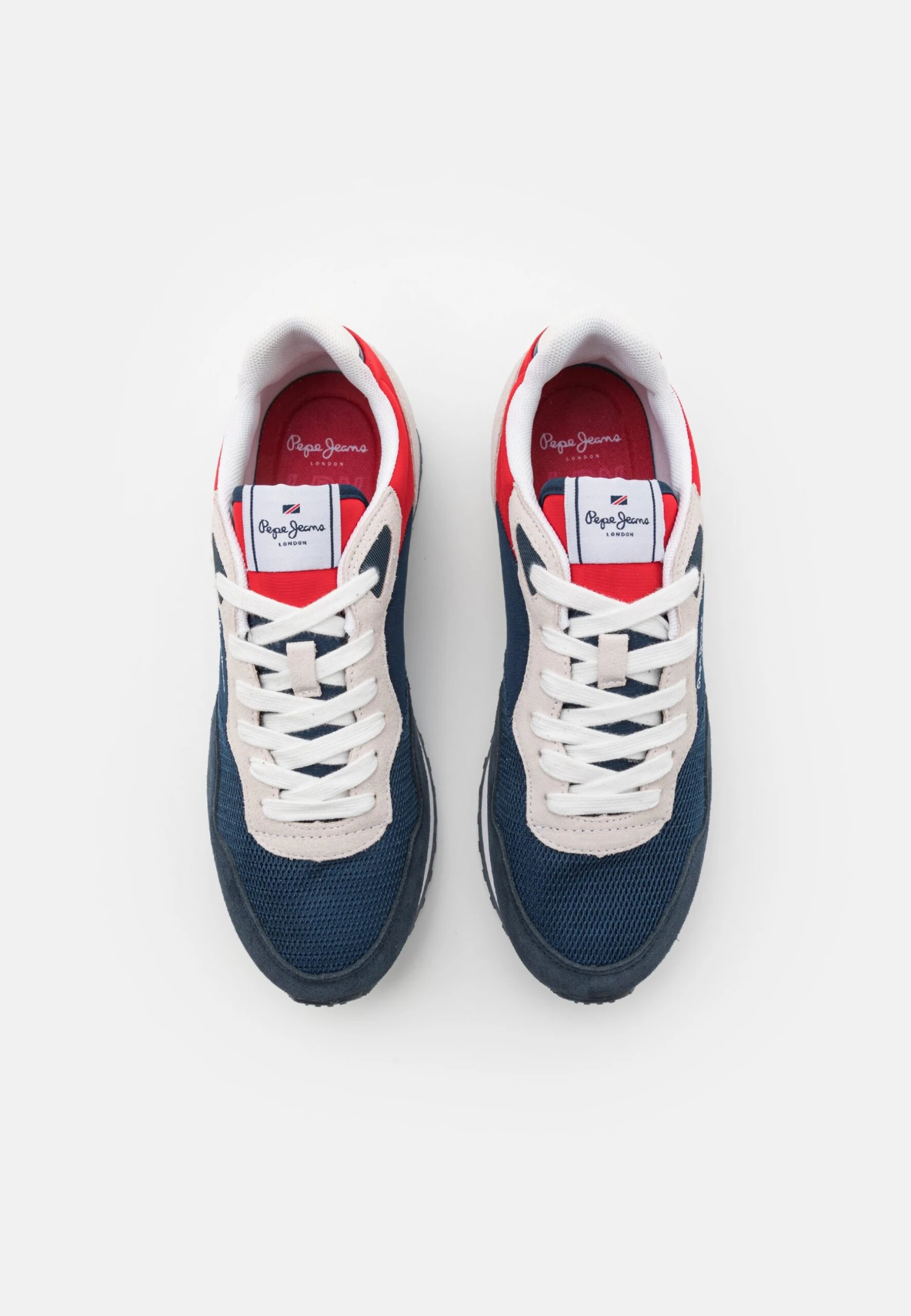 Pepe Jeans London One Vinted - Trainers - Navy 4 Pepe Jeans London One Vinted - Trainers - Navy - Image 4