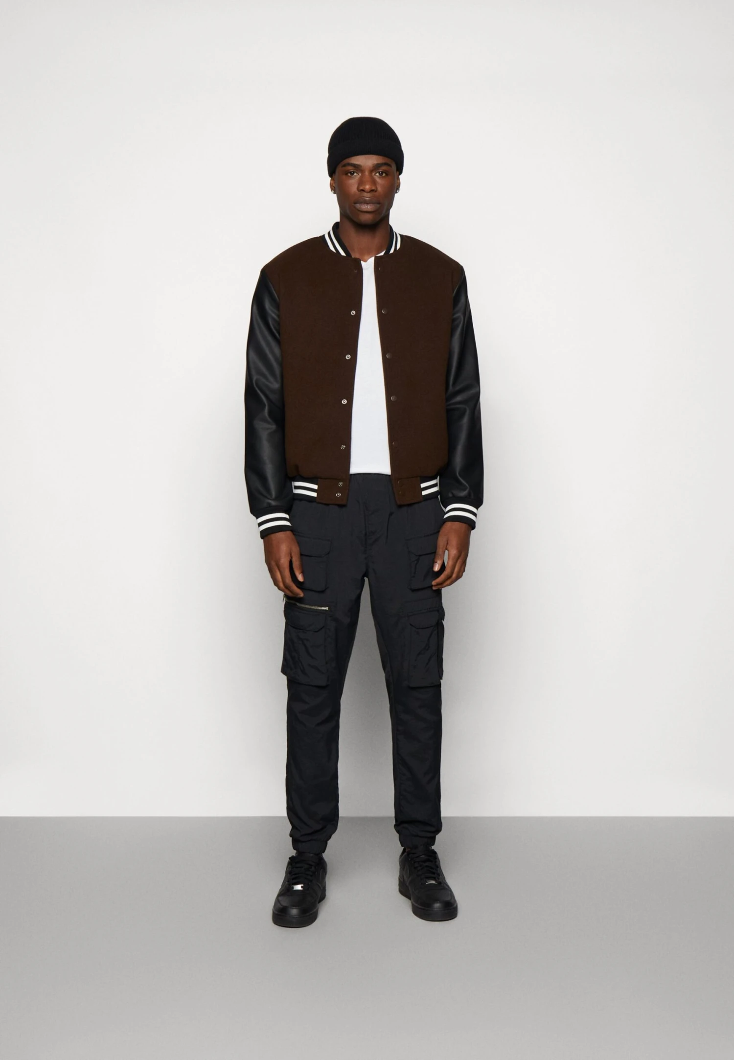 BRAVE SOUL Edanbrown - Bomber Jacket - Brown/Black 2 BRAVE SOUL Edanbrown - Bomber Jacket - Brown/Black - Image 2