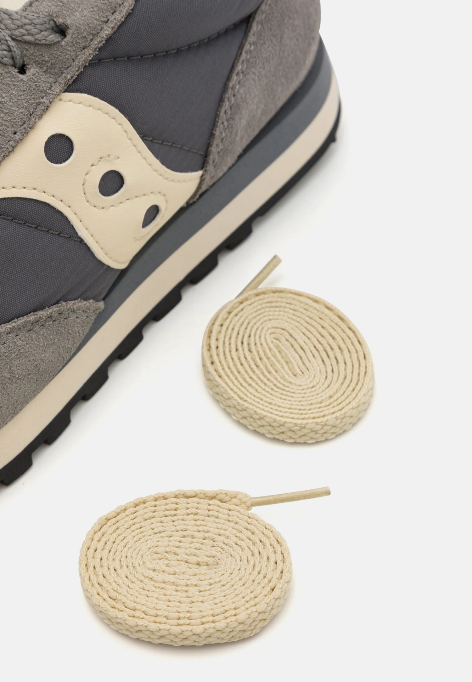 Saucony JAZZ UNISEX - Trainers - Grey/off White 6 Saucony JAZZ UNISEX - Trainers - Grey/off White - Image 6