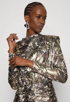 AllSaints Lilliana Kettu - Cocktail Dress / Party Dress - Black Gold 9 AllSaints Lilliana Kettu - Cocktail Dress / Party Dress - Black Gold -Modern Classic Shoes Store a8d5e02f097c420499bc31ba968a1b62