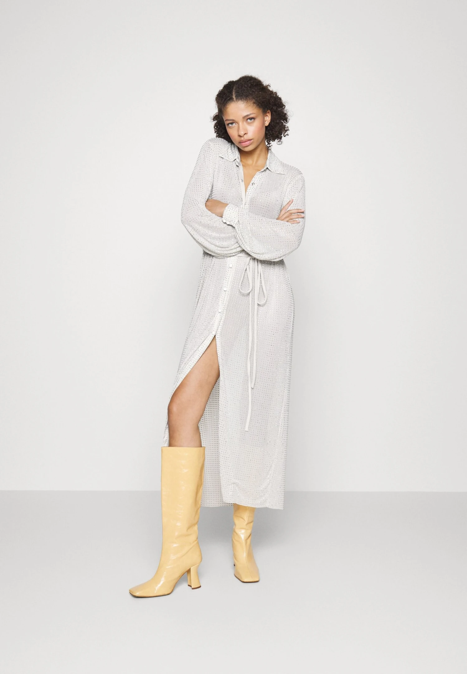 Lulucras- Cocktail Dress / Party Dress - Silver 2 Lulucras- Cocktail Dress / Party Dress - Silver - Image 2