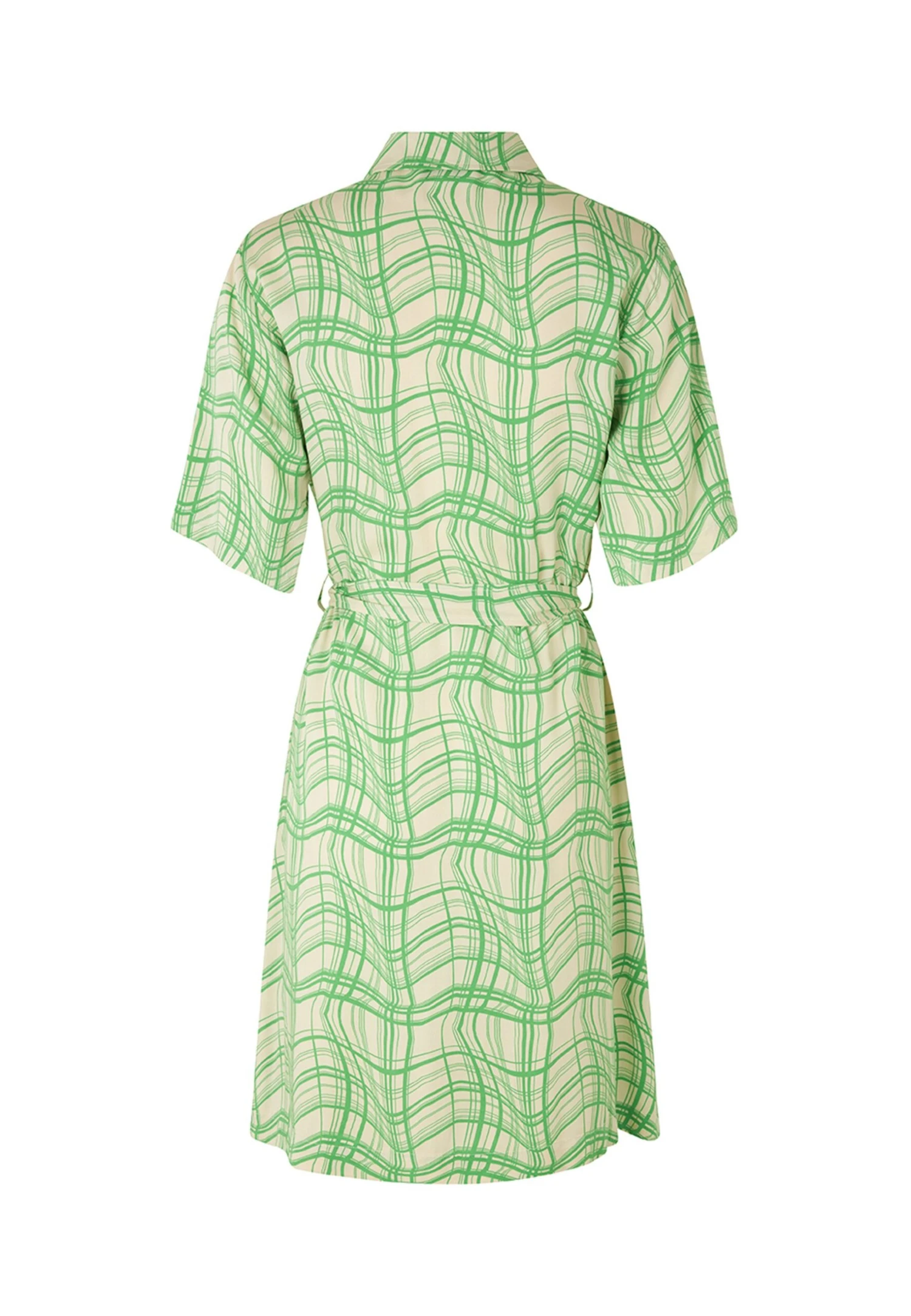 Modström Carsen Print Dress - Shirt Dress - Green 5 Modström Carsen Print Dress - Shirt Dress - Green - Image 5