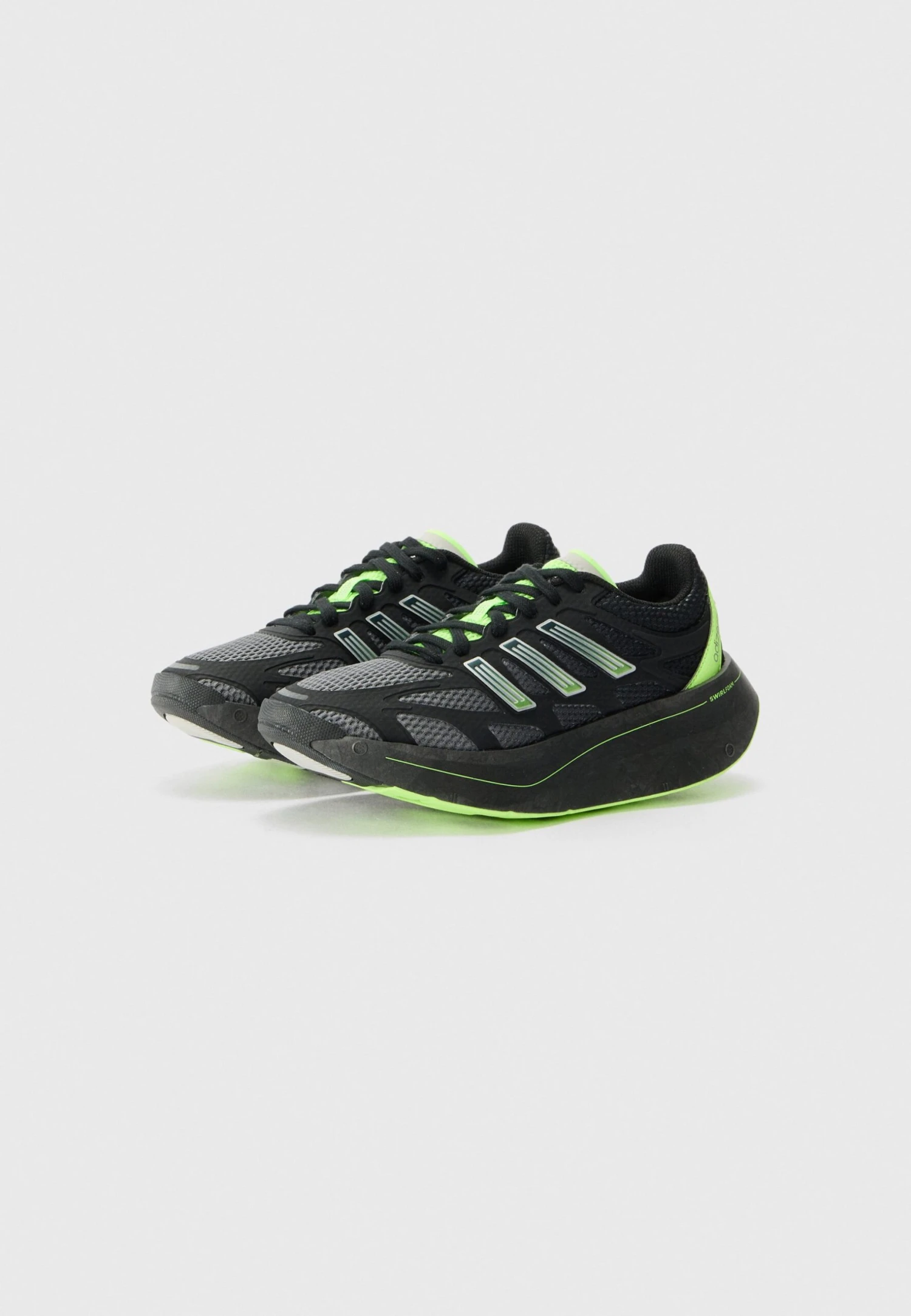 Adidas Originals ADIZERO ARUKU UNISEX - Trainers - Core Black/grey Four/signal Green 2 Adidas Originals ADIZERO ARUKU UNISEX - Trainers - Core Black/grey Four/signal Green - Image 2