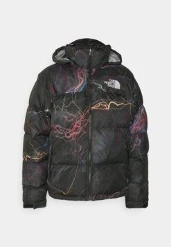 The North Face 1996 Retro - Winter Jacket - Tnf Black Trail Glow Print