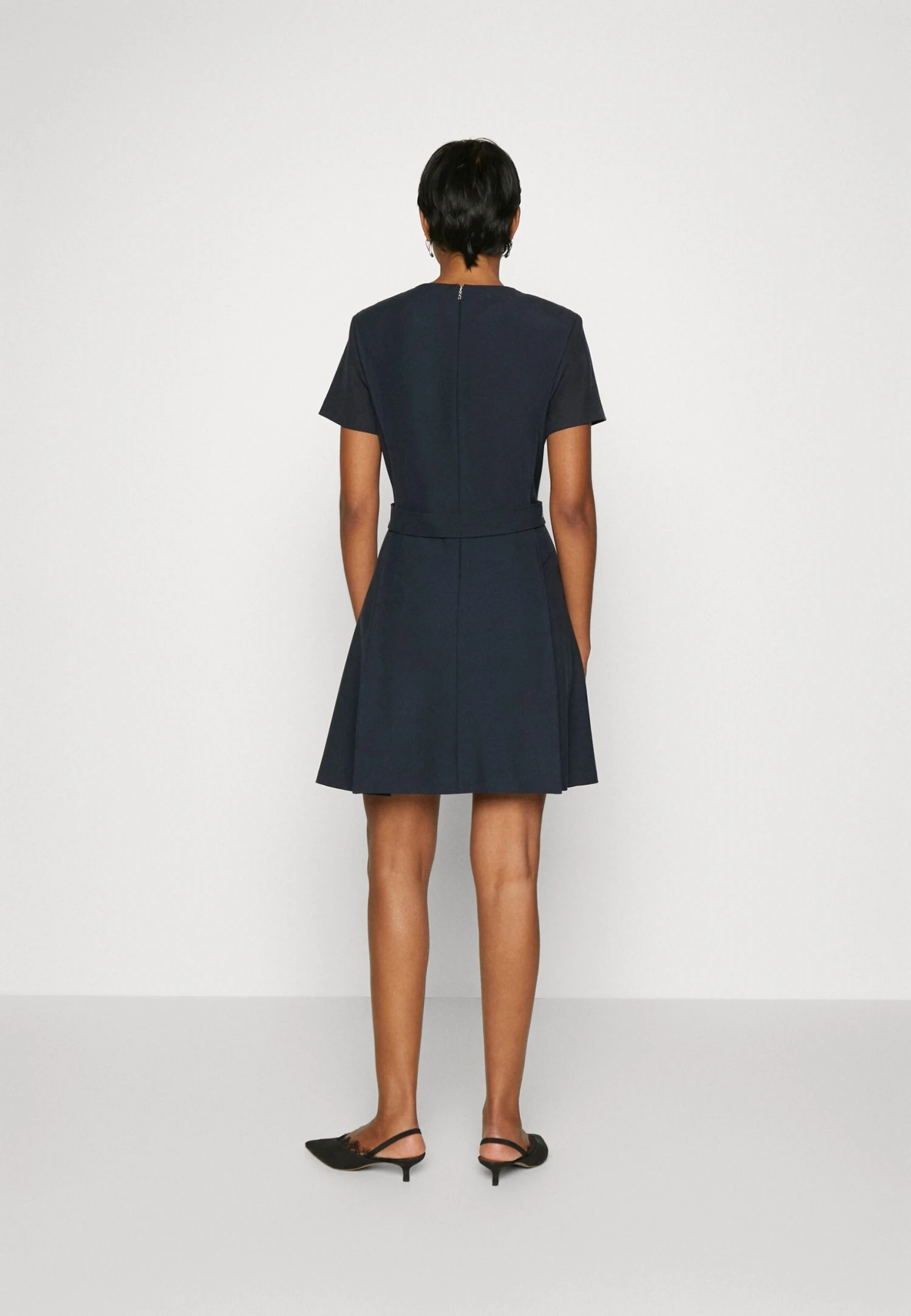 Boss Destena - Day Dress - Dark Blue 4 Boss Destena - Day Dress - Dark Blue - Image 4