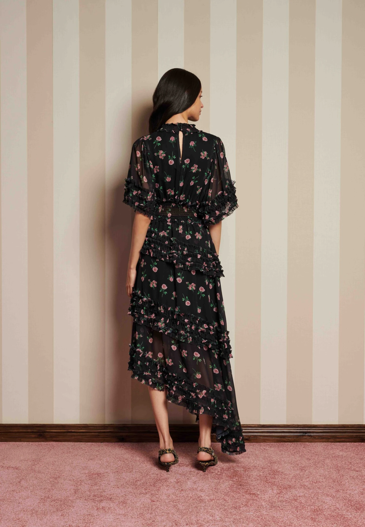 SISTER JANE ROSE WAY ASYMMETRIC - Day Dress - Black 2 SISTER JANE ROSE WAY ASYMMETRIC - Day Dress - Black - Image 2