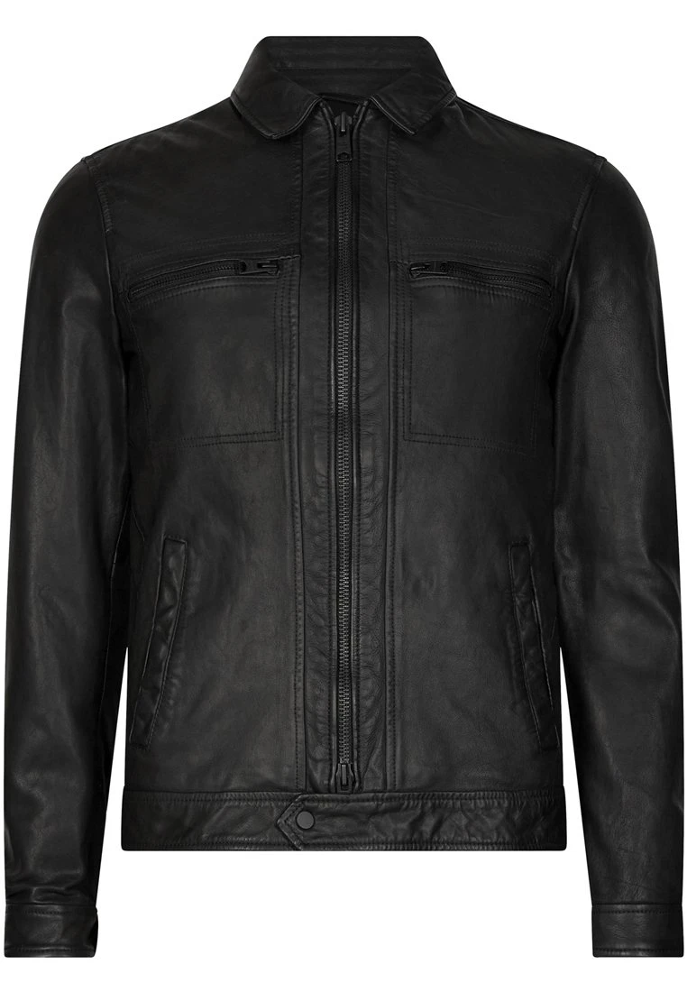 AllSaints Leather Jacket - Black 4 AllSaints Leather Jacket - Black - Image 4
