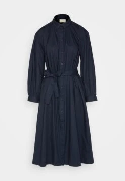 Esmé Studios Esclaire Midi Shirt Dress - Shirt Dress - Dark Sapphire -Modern Classic Shoes Store b0f1c8a99e664ad0ad2869109bc51fde