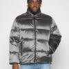 Calvin Klein Shine Puffer Jacket - Winter Jacket - Silver