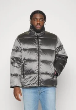 Calvin Klein Shine Puffer Jacket - Winter Jacket - Silver