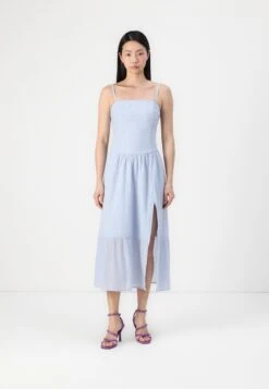 Hollister Co. DROP WAIST MAXI - Day Dress - Blue