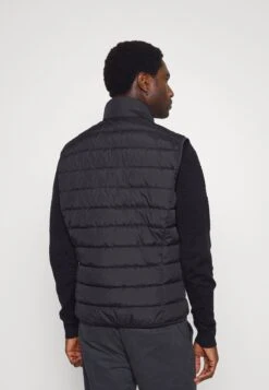 Marc O'Polo Vest Regular Fit Stand Up Collar - Waistcoat - Black -Modern Classic Shoes Store b2f6fc7f85674e0ab653016047599349