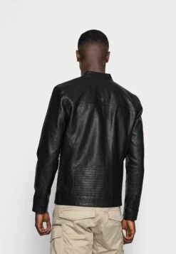 Only & Sons Onsal- Faux Leather Jacket - Black -Modern Classic Shoes Store b4af49b2eb5d424ab2b8f8992a78619a