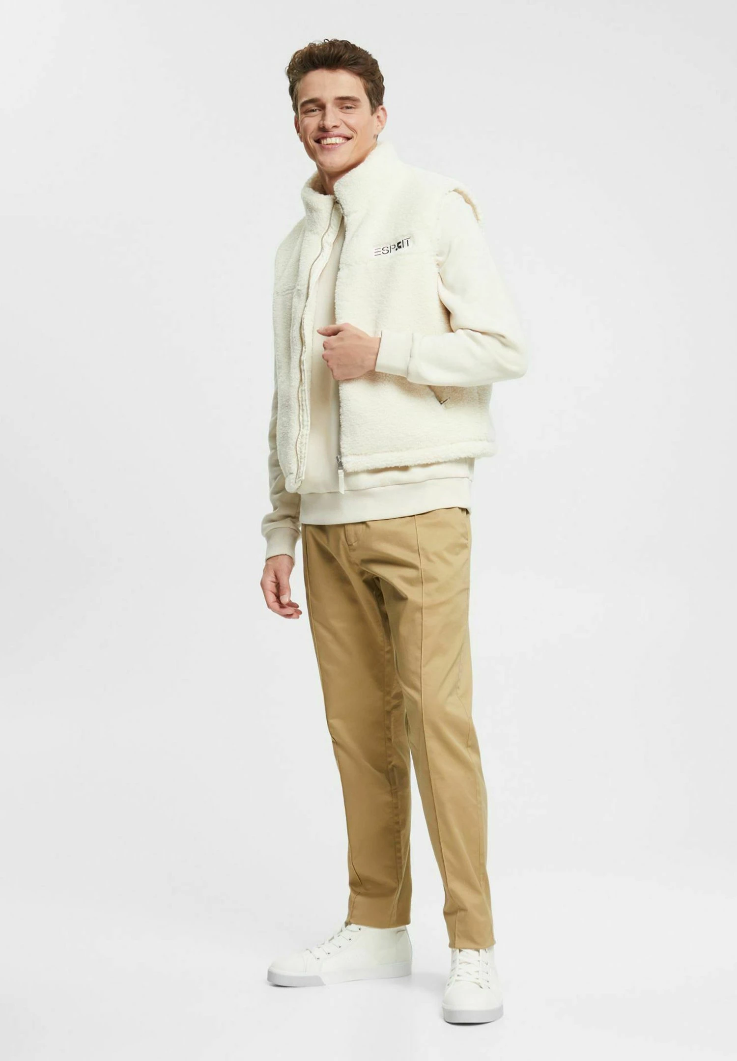 ESPRIT Outdoor - Waistcoat - Off White 2 ESPRIT Outdoor - Waistcoat - Off White - Image 2