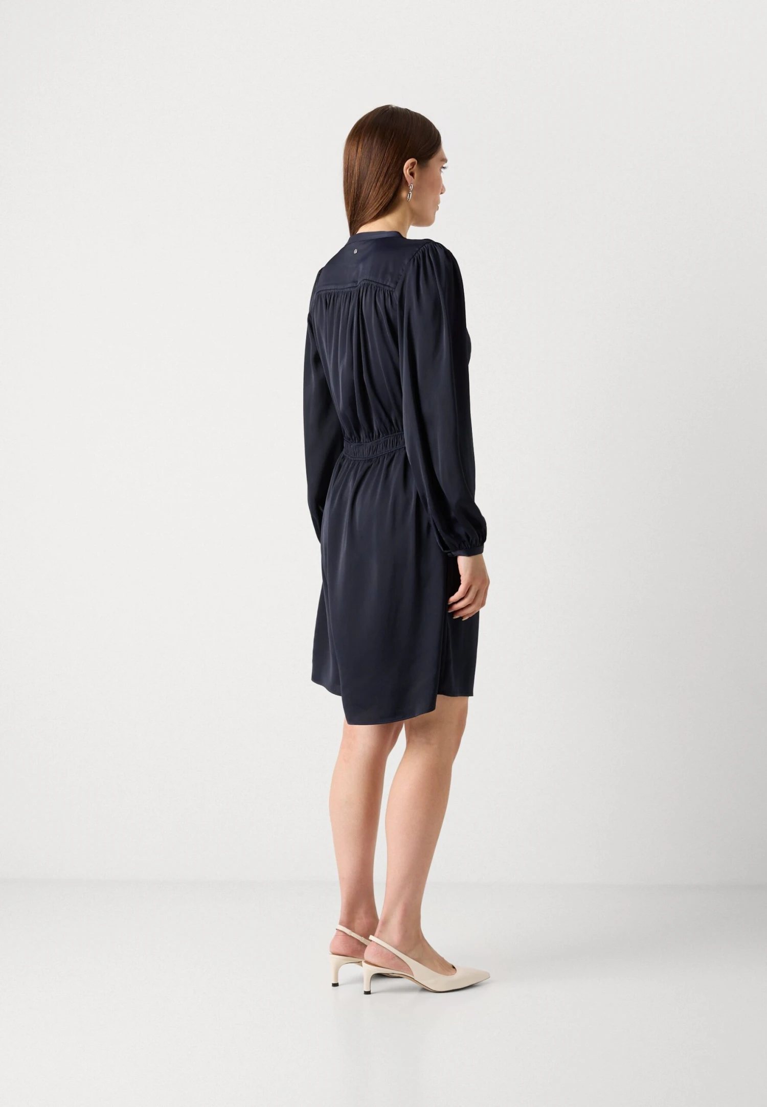 Boss DECLY - Day Dress - Dark Blue 4 Boss DECLY - Day Dress - Dark Blue - Image 4