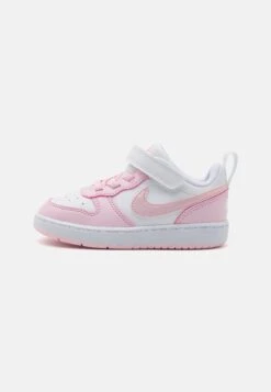 Nike Sportswear COURT BOROUGH LOW RECRAFT UNISEX - Trainers - White/pink Foam