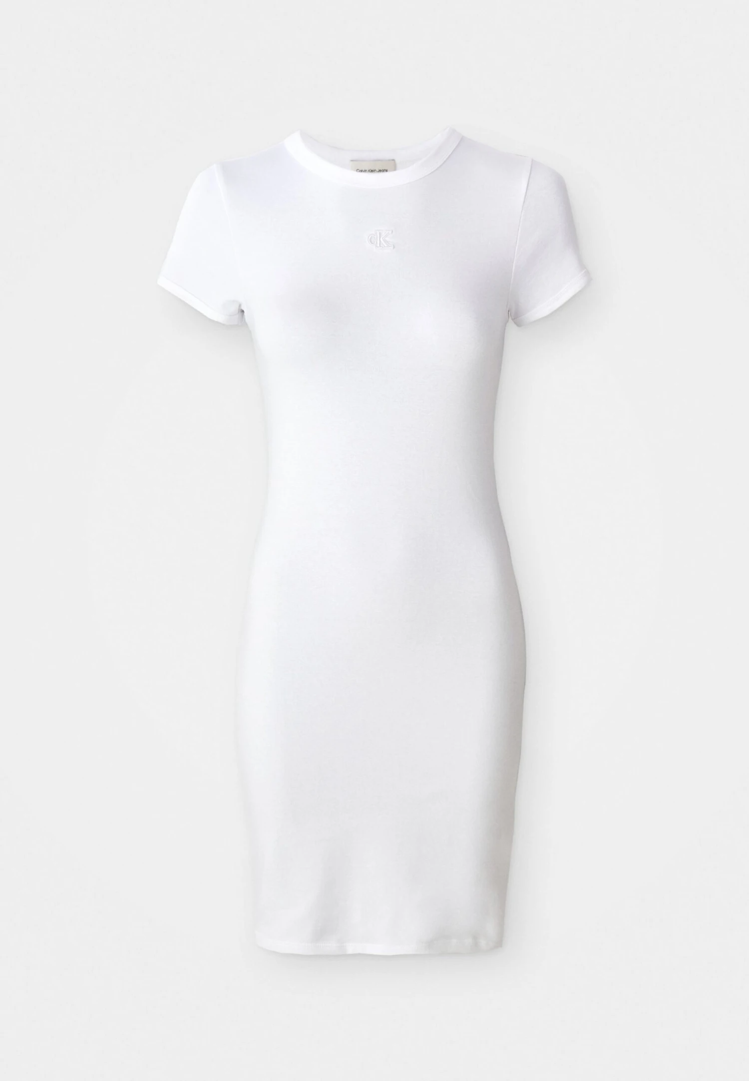 Calvin Klein Jeans CONTOUR MINI DRESS - Shift Dress - Fog 7 Calvin Klein Jeans CONTOUR MINI DRESS - Shift Dress - Fog - Image 7