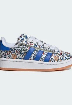 Adidas Originals CAMPUS LIBERTY LONDON COMFORT CLOSURE ELASTIC LACE - Trainers - Blue Blue/off White -Modern Classic Shoes Store b7902bf8d3fe4da886bb8fc210f3fab3