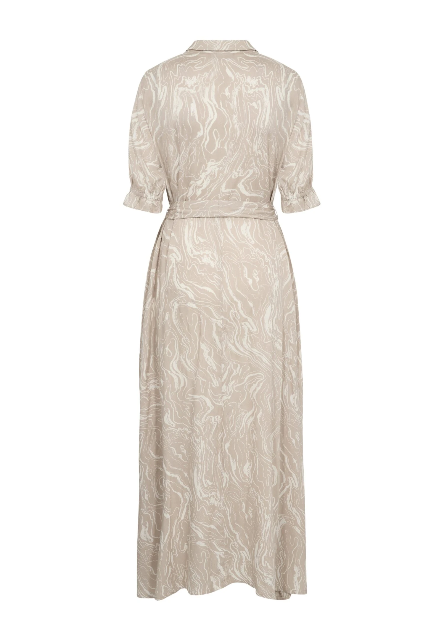 Kaffe KAMIRA - Maxi Dress - Feather Graychalk Print 6 Kaffe KAMIRA - Maxi Dress - Feather Graychalk Print - Image 6