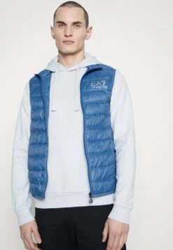 EA7 Emporio Armani Waistcoat - Waistcoat - Blue -Modern Classic Shoes Store b9270af2b4404b8597b2ba9f70c3f00d